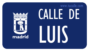cartel_de_calle-de-Luis _en_madrid